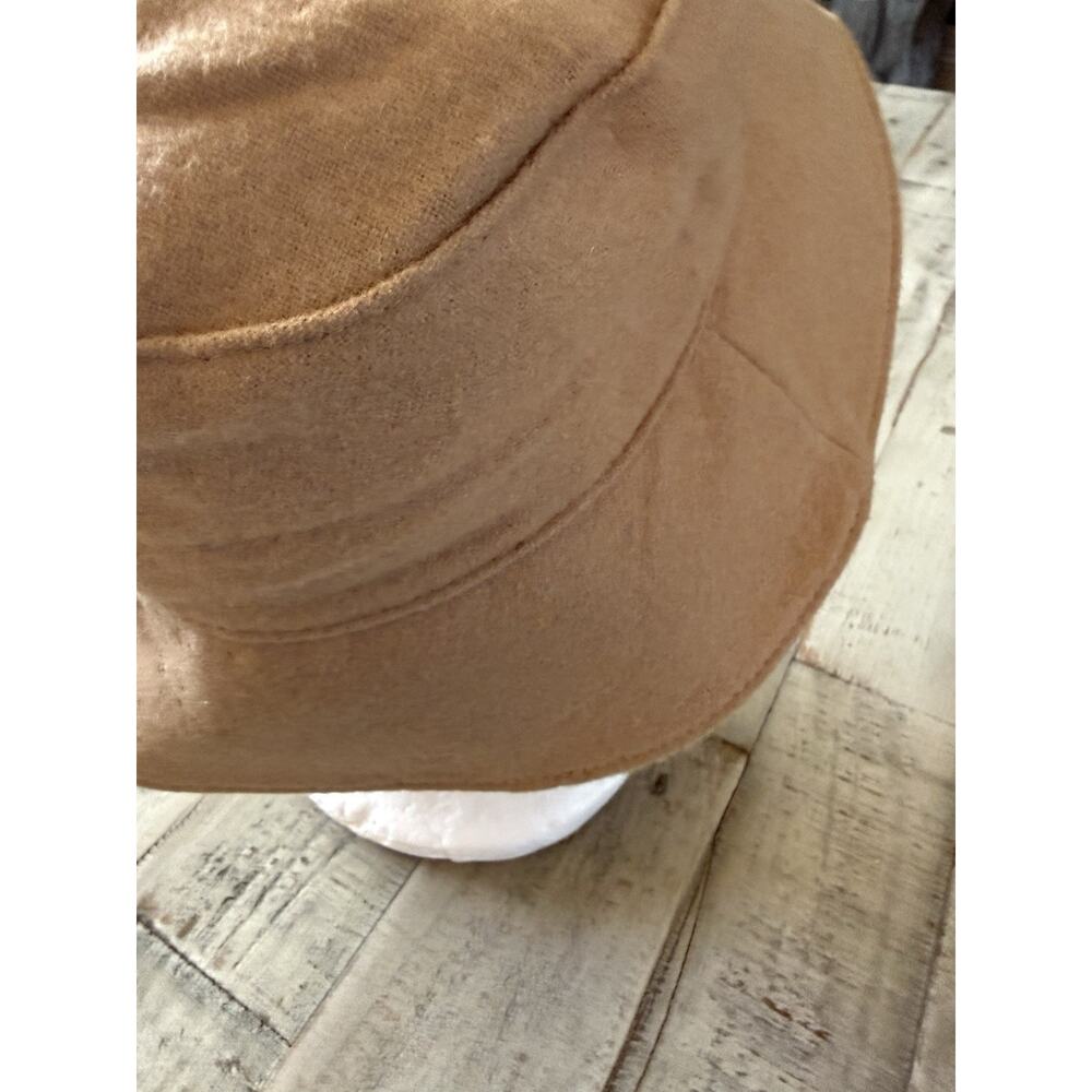 VTG Ralph Lauren Polo Wool Bucket Hat Green Pony OS Tan RARE! - Picture 5 of 8